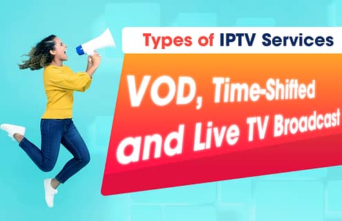 Types of IPTV Services, VOD, Time-Shifted and Live