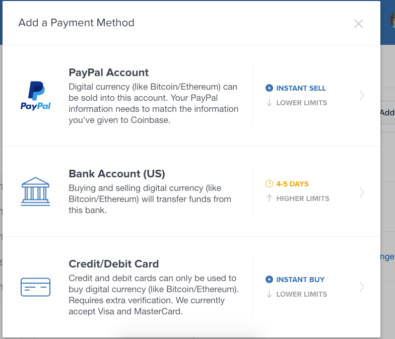 How To Buy Bitcoin Add credit card to Coinbase1